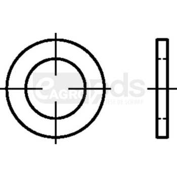Saiba plata M8 (8,4) Zn DIN7349 A - Geringhoff [040211]