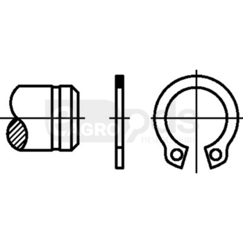 Inel siguranta - 30x1,5, ext, DIN471 (A) - Geringhoff [041015]