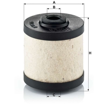 Filtru combustibil - MANN-FILTER [BFU 715]