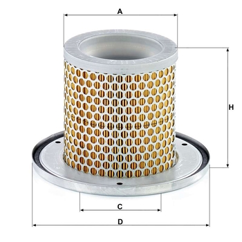 Filtru aer - secundar - MANN-FILTER [C 1342 KIT]