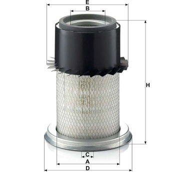 Filtru aer - MANN-FILTER [C 16 150]