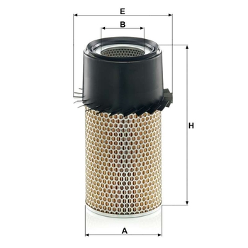 Filtru aer - MANN-FILTER [C 16 190 x]