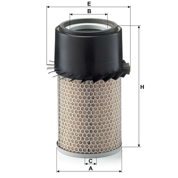 Filtru aer - MANN-FILTER [C 16 210]