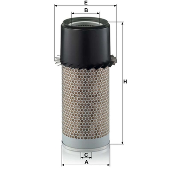 Filtru aer - MANN-FILTER [C 16 335]