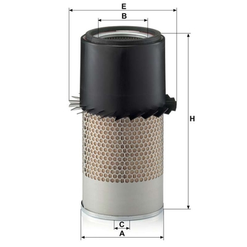 Filtru aer primar - MANN-FILTER [C 18 328]