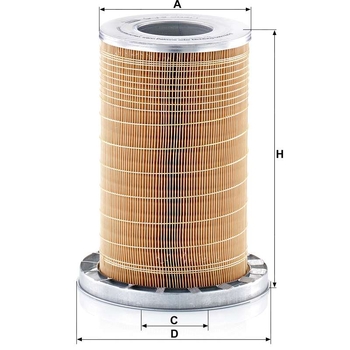 Filtru aer - MANN-FILTER [C 19 384/1]