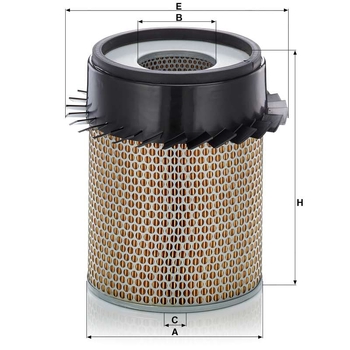 Filtru aer - MANN-FILTER [C 21 317]