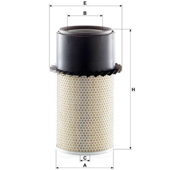 Filtru aer - primar - MANN-FILTER [C 21 431]