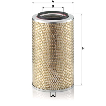 Filtru aer - primar - MANN-FILTER [C 23 440/3]