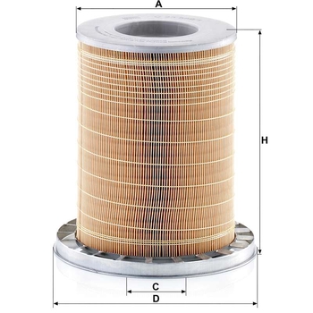 Filtru aer - MANN-FILTER [C 23 589/1]