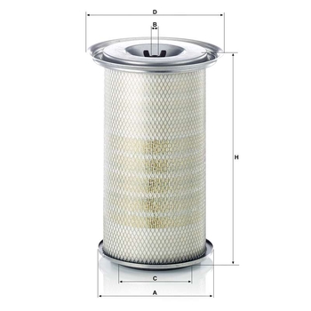 Filtru aer - MANN-FILTER [C 24 037]