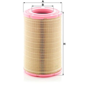 Filtru aer - MANN-FILTER [C 24 553/2]