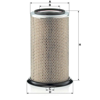 Filtru aer - MANN-FILTER [C 28 750]