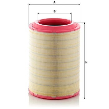 Filtru aer - MANN-FILTER [C 37 2070/2]