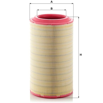 Filtru aer - primar - MANN-FILTER [C 37 2680/2]