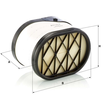 Filtru aer - MANN-FILTER [C 38 010]