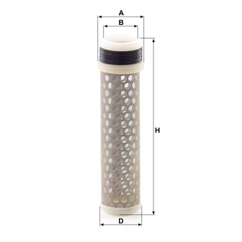 Filtru aer secundar - MANN-FILTER [CF 5001]