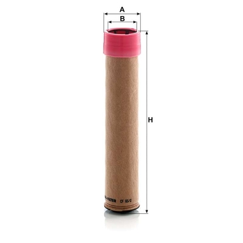 Filtru aer secundar - MANN-FILTER [CF 65/2]