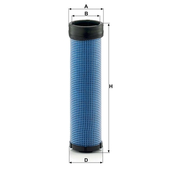 Filtru aer secundar - MANN-FILTER [CF 980/2]