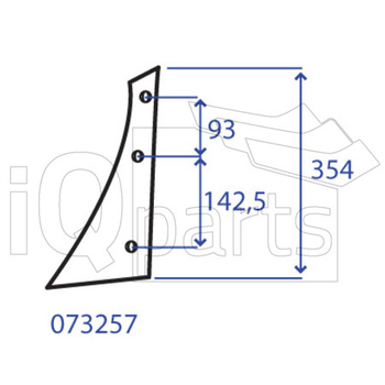 Piept cormana stanga - iQ parts [CK000081]