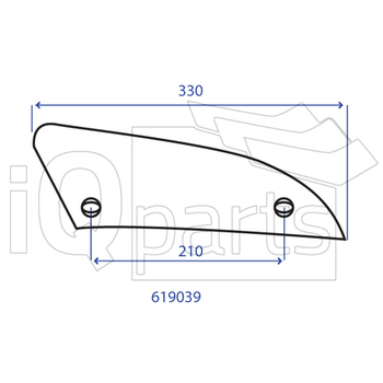 Piept cormana stg hardface  - iQ parts [CK300050H]