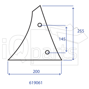 Piept cormana stg  - iQ parts [CK300054]