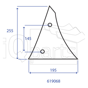 Piept cormana dr  - iQ parts [CK300055]