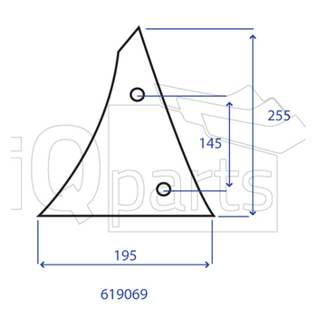 Piept cormana stg  - iQ parts [CK300056]