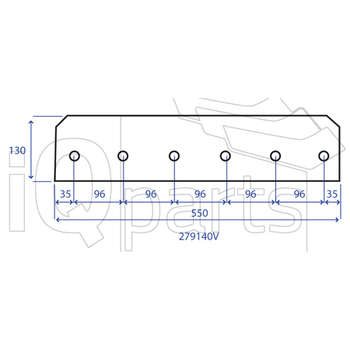 Plaz stg/dr 12mm  - iQ parts [CK300061V]