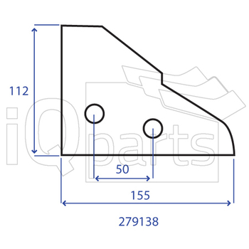 Plaz fata dr  - iQ parts [CK300066]
