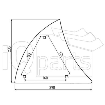 Piept cormana stg B2K  - iQ parts [CL100103]