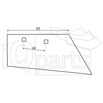 Brazdar antetrupita dr SDG 181  - iQ parts [CR000081]
