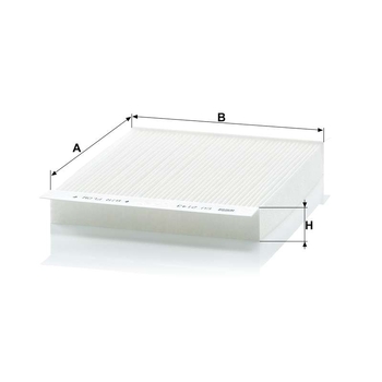 Filtru cabina - MANN-FILTER [CU 2143]