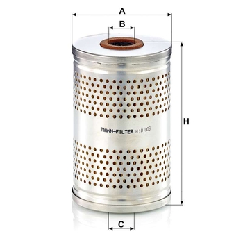 Filtru hidraulic - MANN-FILTER [H 10 008 x]