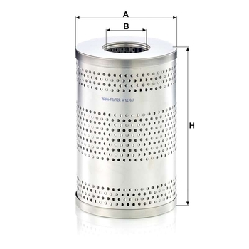 Filtru hidraulic - MANN-FILTER [H 12 017 x]