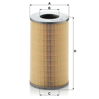 Filtru ulei - MANN-FILTER [H 1282 x]