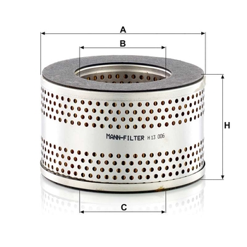 Filtru hidraulic - MANN-FILTER [H 13 006 x]