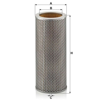 Filtru hidraulic - MANN-FILTER [H 13 104]