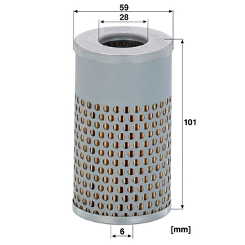 Filtru ulei hidraulic - MANN-FILTER [H 617 n]