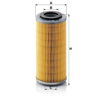 Filtru ulei - MANN-FILTER [H 827/1 n]