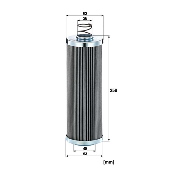 Filtru hidraulic - MANN-FILTER [HD 1053 x]