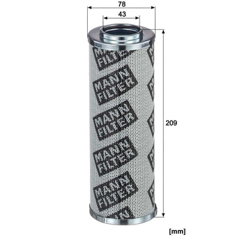 Filtru hidraulic - MANN-FILTER [HD 805 x]