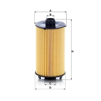 Filtru ulei - MANN-FILTER [HU 12 007 x]