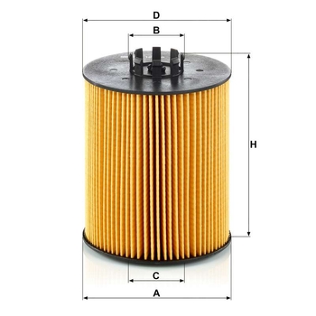 Filtru ulei - MANN-FILTER [HU 12 015 x]