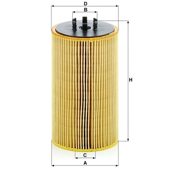 Filtru ulei - MANN-FILTER [HU 13 125/3 x]