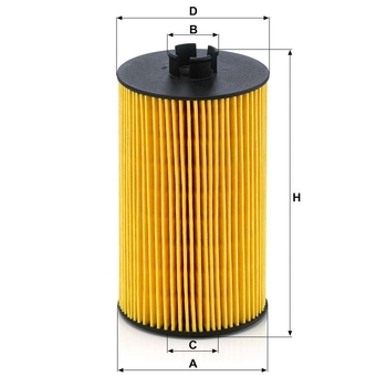 Filtru ulei - MANN-FILTER [HU 931/7 x]