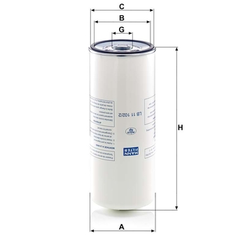 Filtru separator aer ulei - MANN-FILTER [LB 11 102/2]
