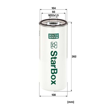 Filtru separator aer ulei - MANN-FILTER [LB 11 102/20]