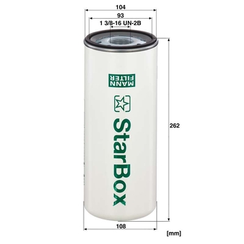 Filtru separator aer ulei - MANN-FILTER [LB 11 102/21]