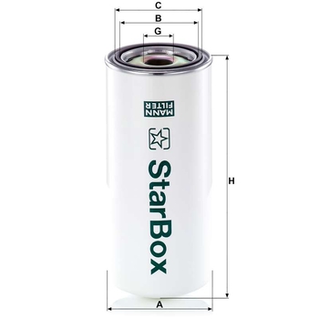 Filtru separator aer ulei - MANN-FILTER [LB 13 145/21]